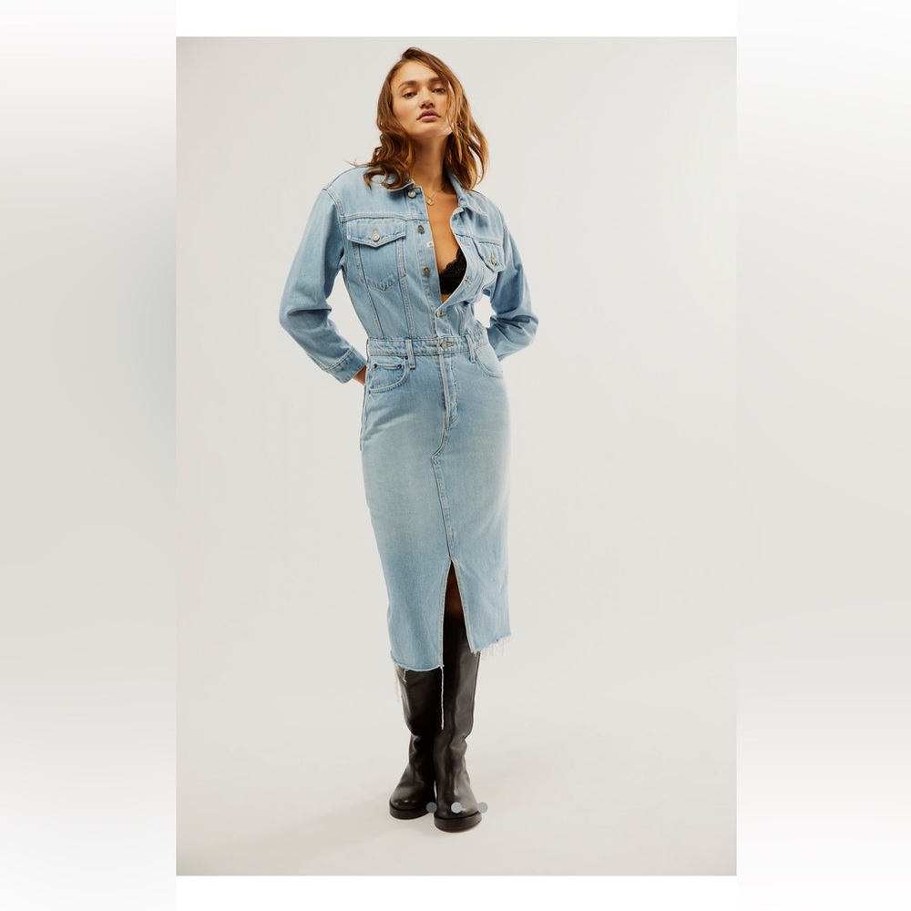 Free People ETICA Lotta Denim Dress
